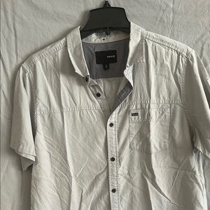 Hurley Gray Casual Button Down Shirt